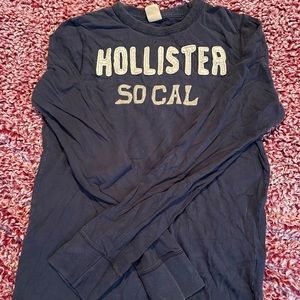 Long sleeve gray Hollister shirt